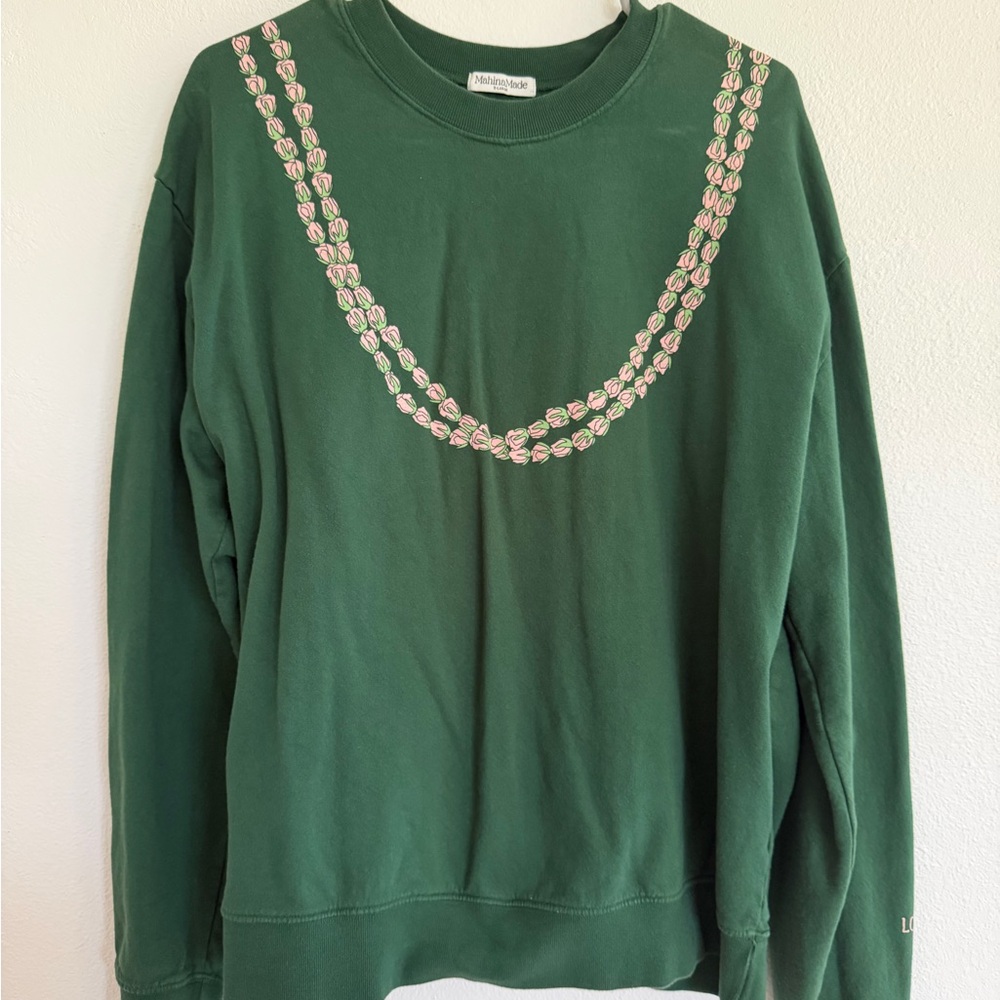 Mahina Made Rose Lei Sweatshirt